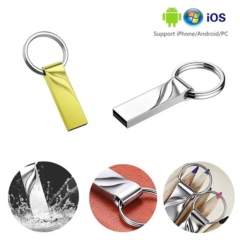 

screw thread usb flash drive 3.0 silver Metal pendrive 128GB 32GB 16GB 8GB 4GB memoria flash pendrive 64GB memory usb bracelet