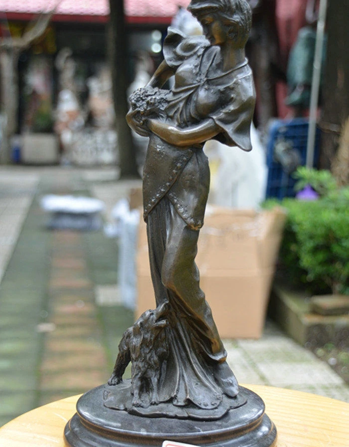 

Art Deco Sculpture Harvest Goddess Bronze Statue