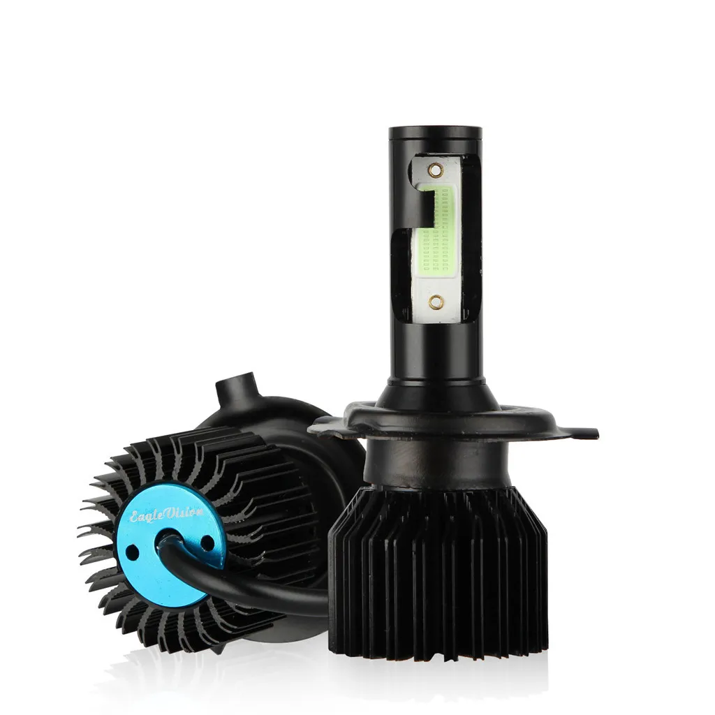 

2x H4 Led Ice Blue Headlight Conversion Kit Bulb 30000lm High Power 8000k Ice Blue Intelligent Control Drive Headlights#P10