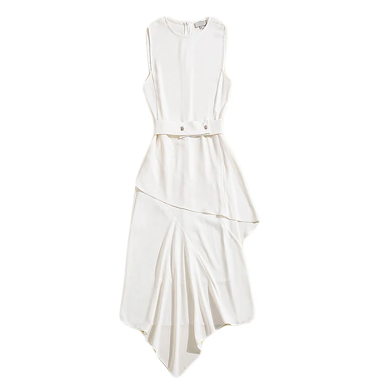 Victoria Gilet Haute Sexy Longue Robe Partie Qualité Automne Noir Chic blanc Élégant Femmes Mode Piste Vintage Nouvelles Travail De Irrégulière rqSPZBr