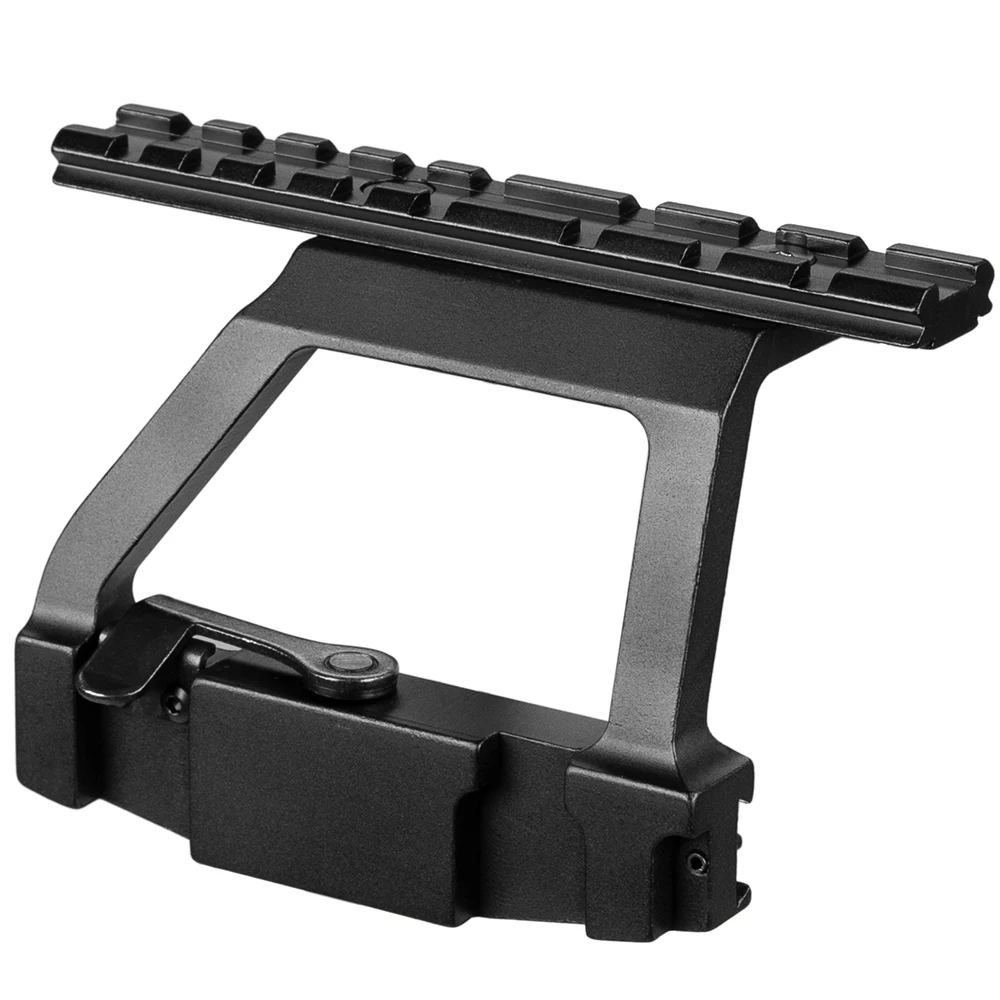 Billige Tactical AK 74U Montieren Quick release 20mm AK Seite Schiene Schloss Umfang Montieren Basis für AK 74U Gewehr Jagd   CS Schlacht