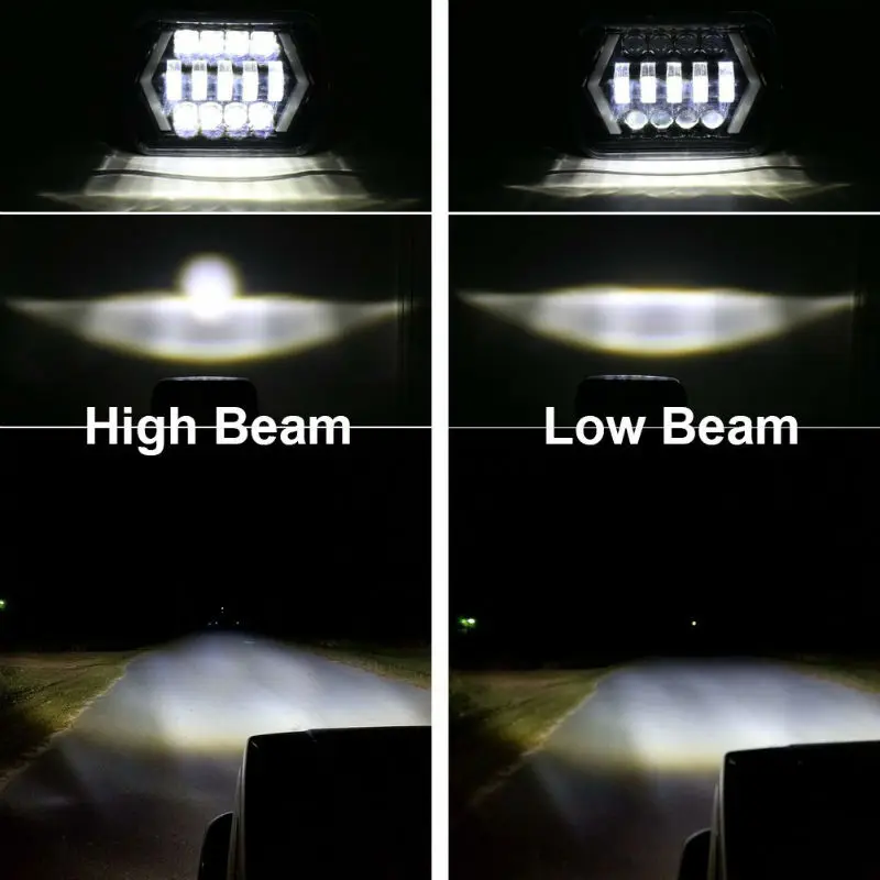5x7 square LED headlight4800