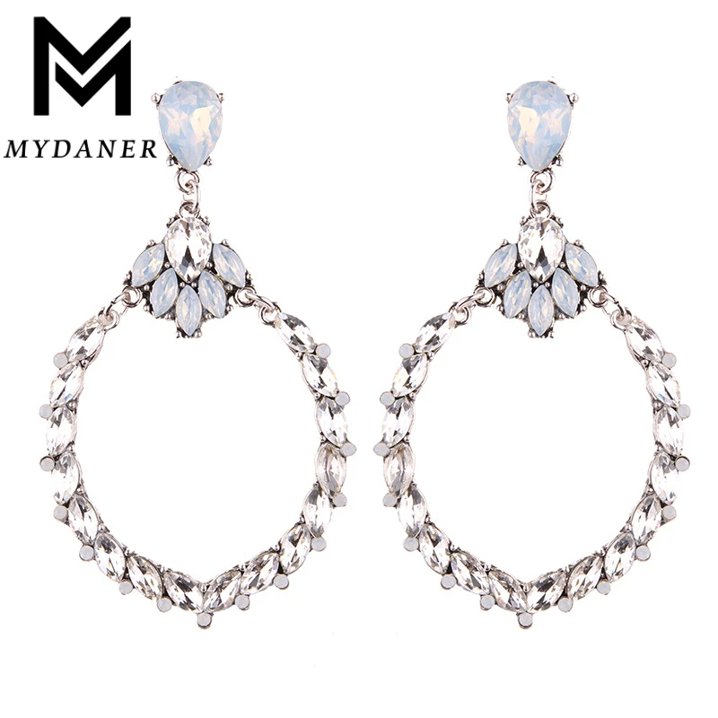 MYDANER новые женские богемные серьги-подвески Joyeria Макси серьги Эффектные для