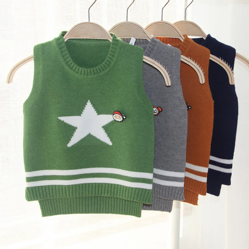 SMDPPWDBB Girls Knit Vest Boys Knitted Sweater Vest Kids Baby Children