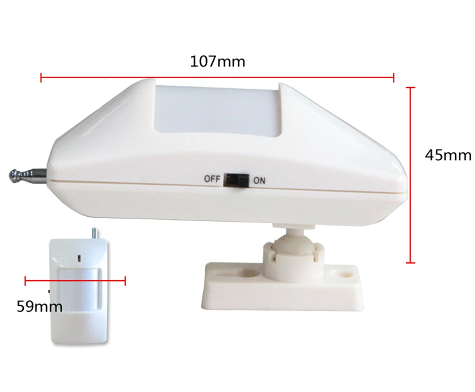 315/433 МГц дополнительный беспроводной PIR датчик движения Пассивный инфракрасный детектор сигнализации для домашней безопасности Охранная GSM сигнализация комплекты
