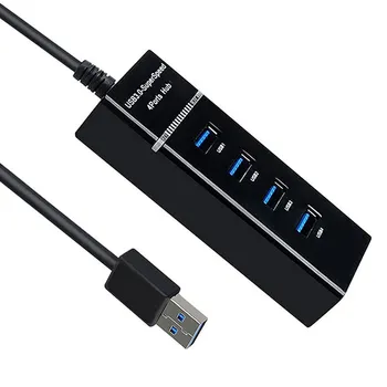 

Hot 4 Port USB 3.0 Multi HUB Splitter Expansion Desktop PC Adapter High Speed LN LAMG0017 Hight Quality