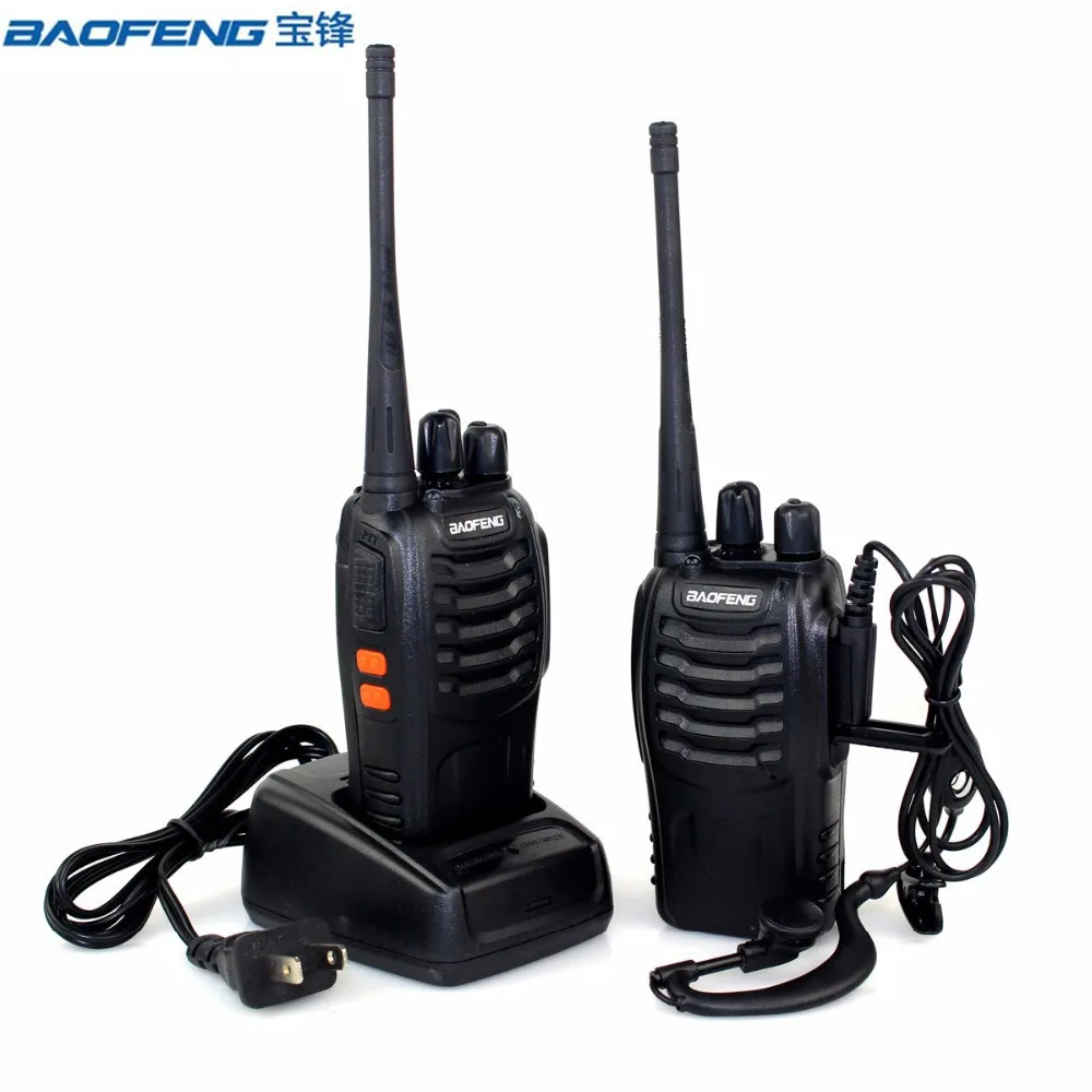 2PCS Baofeng BF 888S Walkie Talkie 5W Handheld Two Way Radio bf 888s