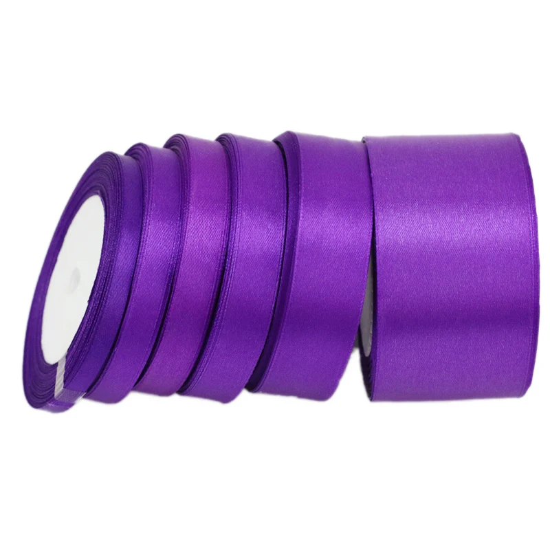 

Purple Satin Ribbon Wholesale Gift Wrapping Christmas ribbons