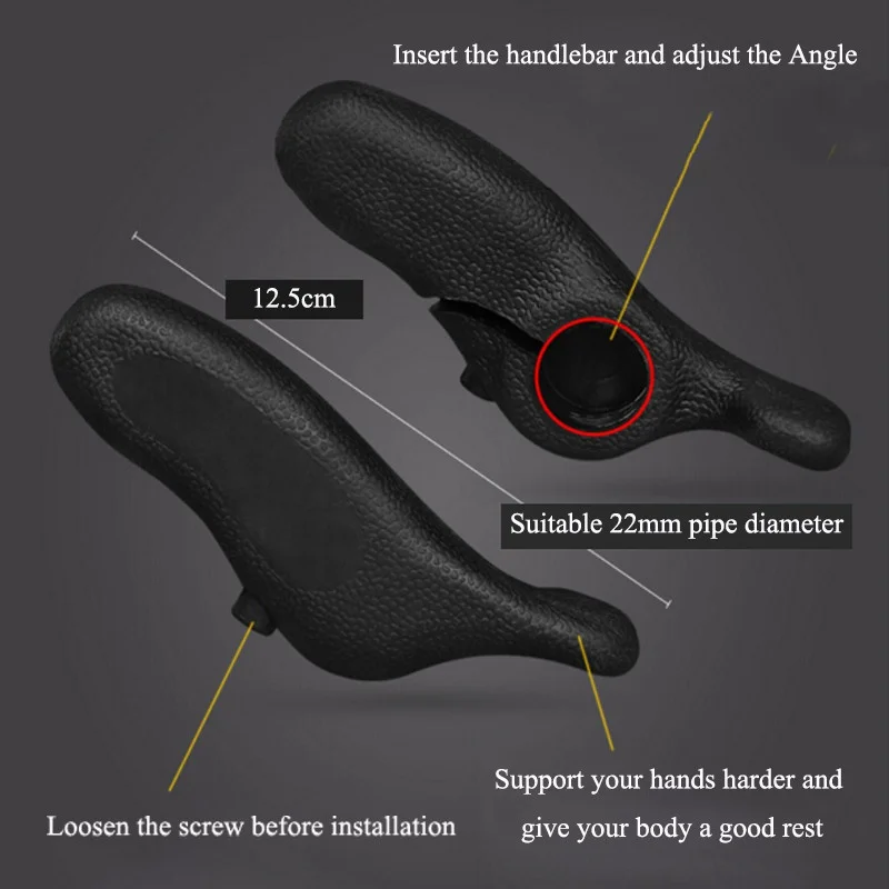 

bicycle plastic vice handle riding rest bike accessories Mountain bike handlebar outdoor riding essential