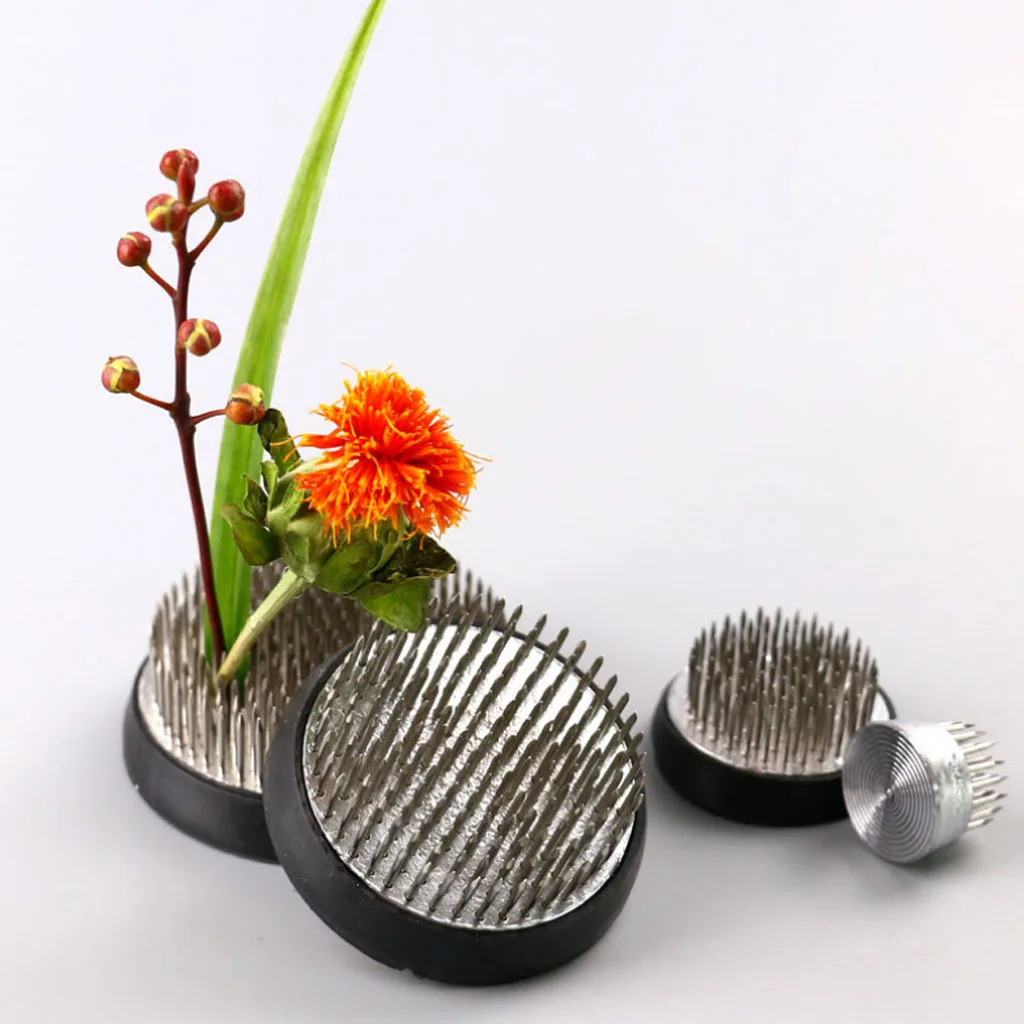 Круглая подставка Ikebana Kenzan для украшения домашнего стола|Украшения своими руками
