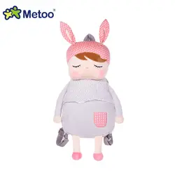 Животные мультфильм сумки Дети кукла плюшевый рюкзак-игрушка детская сумка для детского сада ангел кролик девушка рюкзак Metoo
