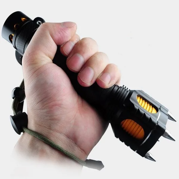 Tactical Pen/flashligh Self Defense Multifunction Cree T6 Flashlight