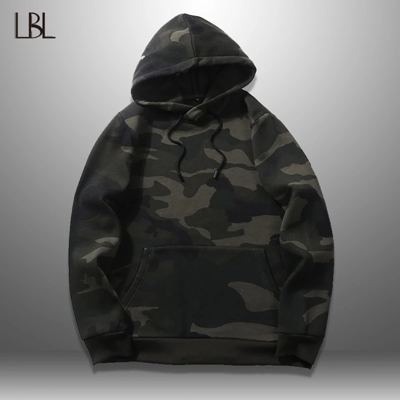 

LBL Camouflage Hoodie Men Military Style Casual mens Sweatshirts Camo Sweatshirt Man Streetwear Long-Sleeved Hoody Sportswear