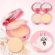 1Pc Professional Face Concealer Makeup Pressed Powder Cake Face Base Foundation Setting Skin Finishing Cosmetic Powder Y1-5