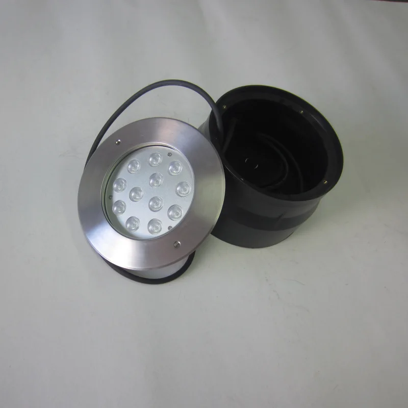 

Stainless Steel 15 30 45 60 Beam Angle 12x1W 12X3W Single color RGB IP68 DC12V LED Underwater Fountain Lights