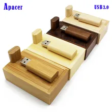 Apacer wood usb flash drive16gb 32gb penddrive 4GB gadget pen drive usb 3.0 LOGO usb