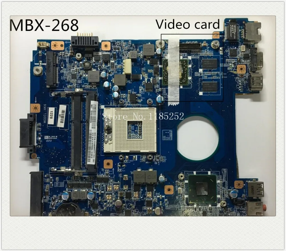 

For Sony MBX-268 Laptop motherboard MBX 268 Main board with Video card DA0HK6MB6G0 100% tested Good working