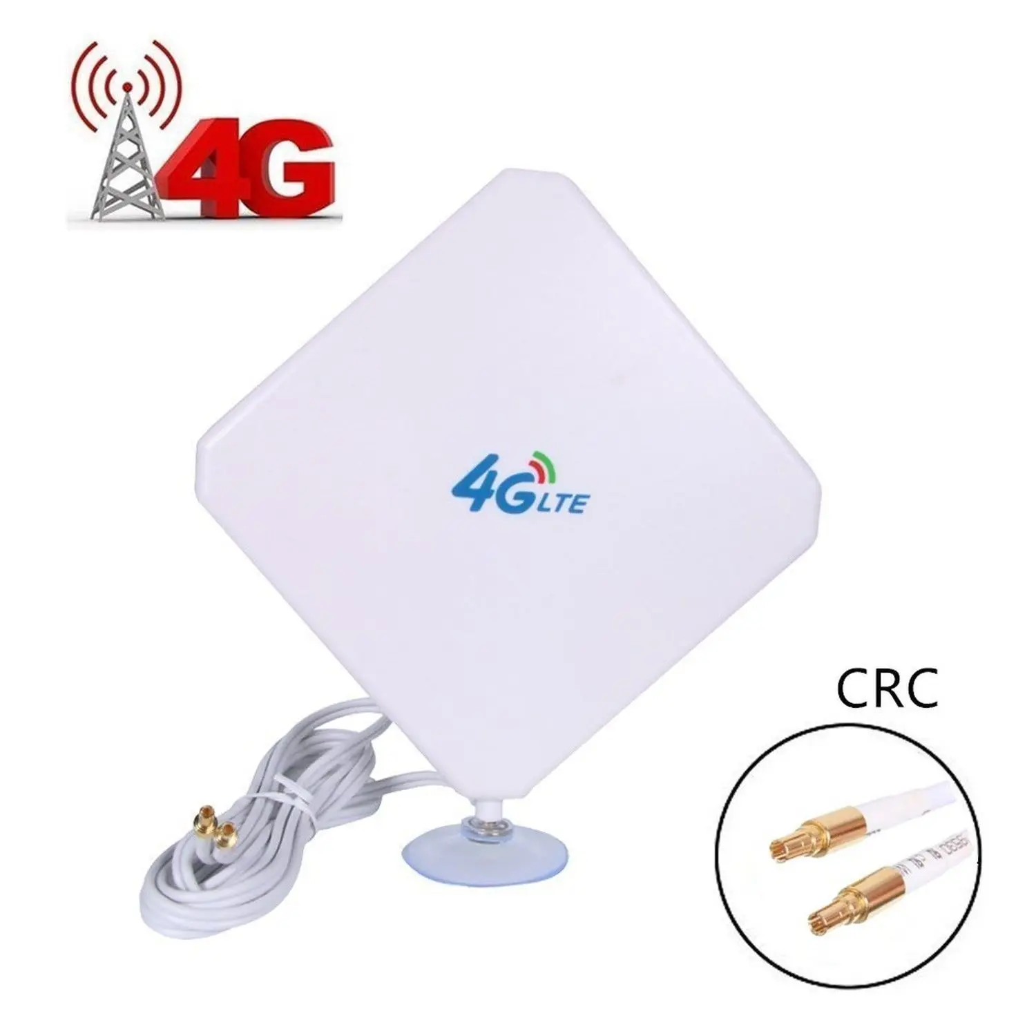

4G LTE Dual MIMO 35dBi Antenna Booster Aerial CRC9 Plug Cable For Huawei BI729