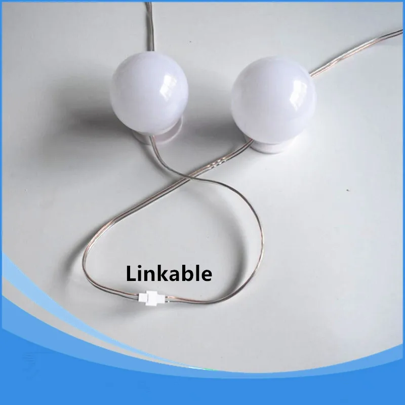 

TS-ML02B Linkable 10W led Mirror Light Bulbs kit LED Mirror Lamp For Dressing Table Dimmable