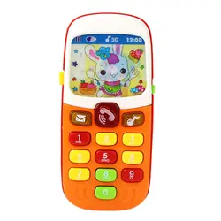 Детский Игрушечный мобильный телефон электронный игрушечный телефон детский мобильный телефон развивающие Обучающие игрушки Музыка
