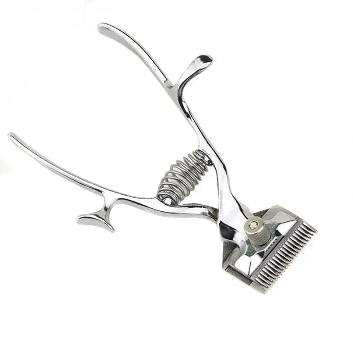 Portable Hand Manual Hair Clippers Hair Trimmer Cutter Stainless Steel