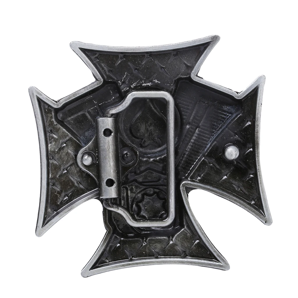 Vintage Western Cowboy Antique Alloy Metal Engraved Mens Jeans Belt Buckle