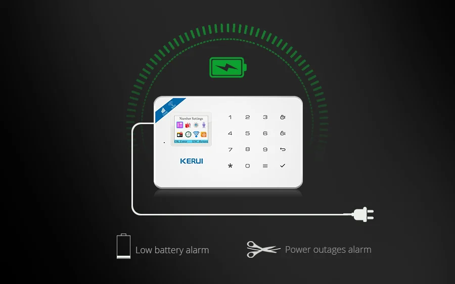 KERUI W18 система безопасности Alarme Беспроводная IOS/Android приложение управление Wifi GSM домашняя охранная сигнализация русский/английский/испанский/французский