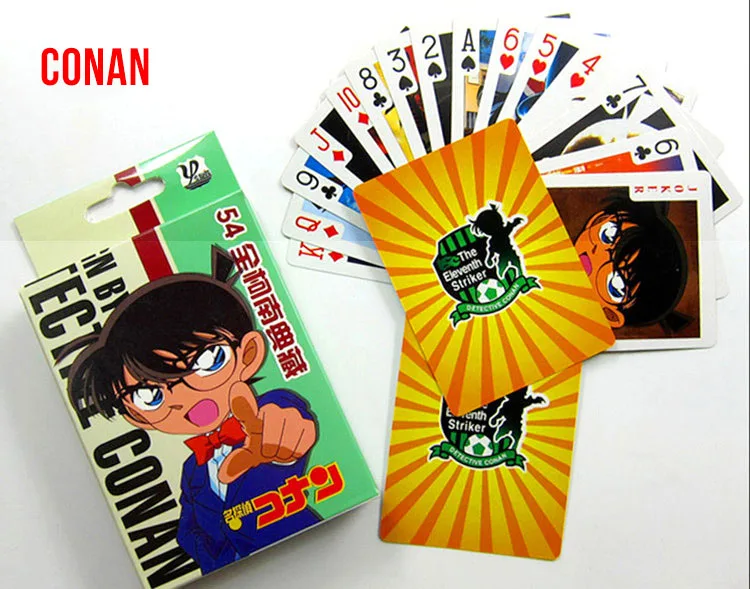 Аниме Покер японский комиксов Наруто окружающих покер Мультфильм шахматная доска игры карты пасьянс коллекция развивающие игрушки