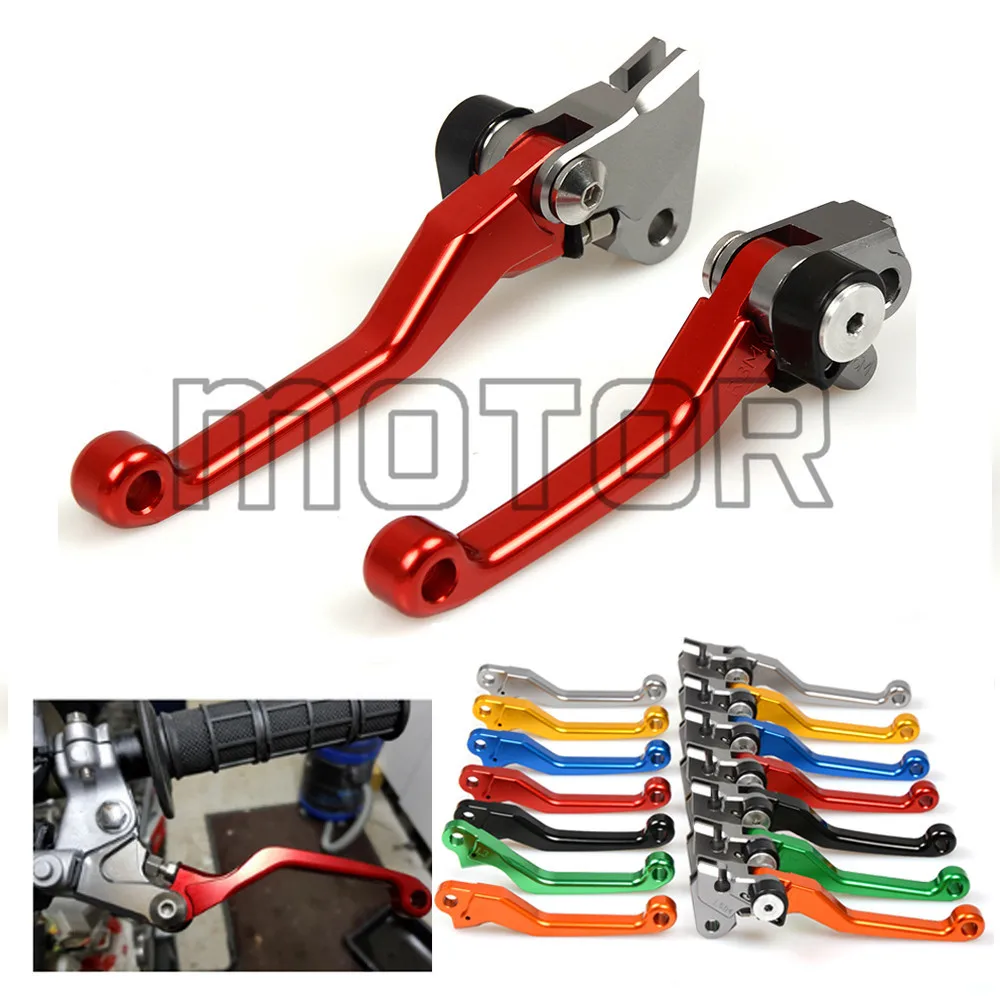 CNC Pivot Brake Clutch Lever For Suzuki RM85 2005 2015 RM 85 RM125