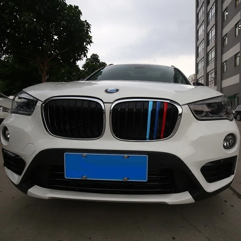 car accessories chromium 2016 grille net mesh refit modified modification exterior parts bright tricolor FOR BMW X1 series car accessories chromium 2016 grille net mesh refit modified modification exterior parts bright tricolor FOR BMW X1 series