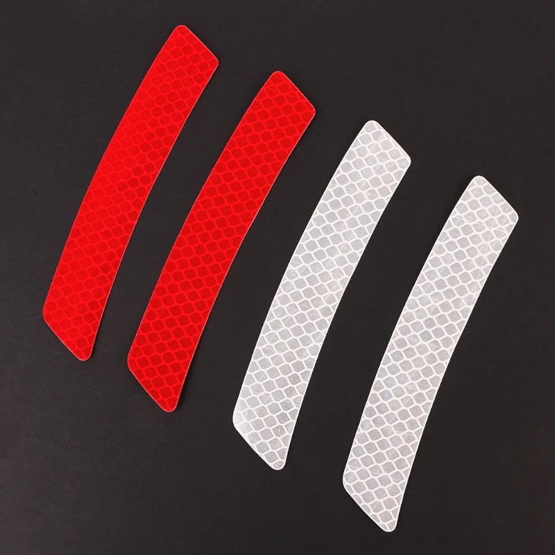 Car Wheel Rim Eyebrow Reflective Warning Strip Stickers Safety Warning