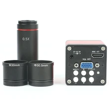 720P 13MP CMOS HDMI VGA Digital Electronic Microscope Camera + CCD 0.5X Eyepiece Lens for Binocular Trinocular Stereo Microscope цена 720P 13MP CMOS HDMI VGA Digital Electronic Microscope Camera + CCD 0.5X Eyepiece Lens for Binocular Trinocular Stereo Microscope цены онлайн