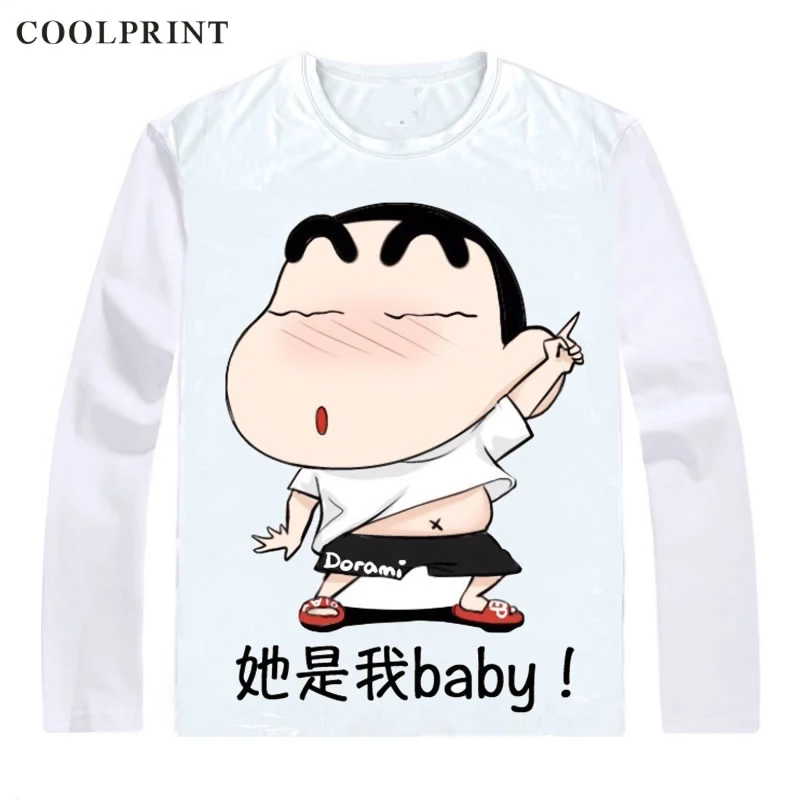 Shinnosuke Nohara Футболки с длинным рукавом Манга Аниме Shin chan Shinchan и Shin-chan Crayon Косплей рубашка - Цвет: Style 10