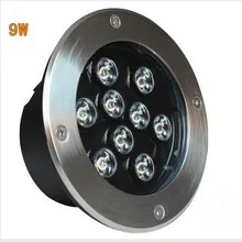 9 Вт Светодиодные подземные лампы Похоронен Освещение Проект Светодиодный Лампы для мотоциклов AC85V-265V напольный Лампы для мотоциклов IP65 высокое Мощность Светодиодный прожектор 10 шт./лот