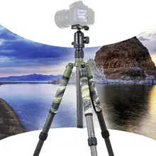 Штатив-тренога из углеволокна с подставкой держатель камуфляж скрытый Скрытая Для уличный, для путешествий и охоты стрельбой DSLR sony цифровой зеркальной камеры Canon Nikon Камера