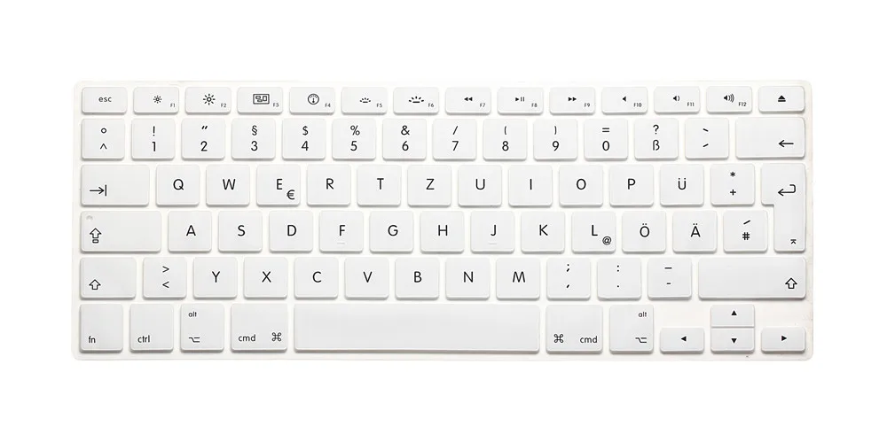 HRH 50 шт. ЕС немецкий QWERTZ клавиатура протектор для Macbook Air Pro retina 1" 15" 1" ноутбук клавиатура силиконовая кожа пылезащитный чехол