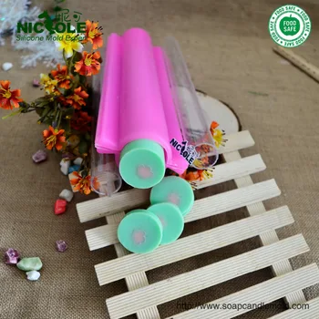 

Silicone Tube Soap Mold Round Shape Mould for Handmade Soaps Making Tool