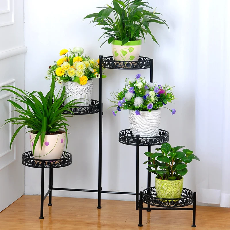 Iron Flower Stand Rackin Storage Holders & Racks from Home & Garden on