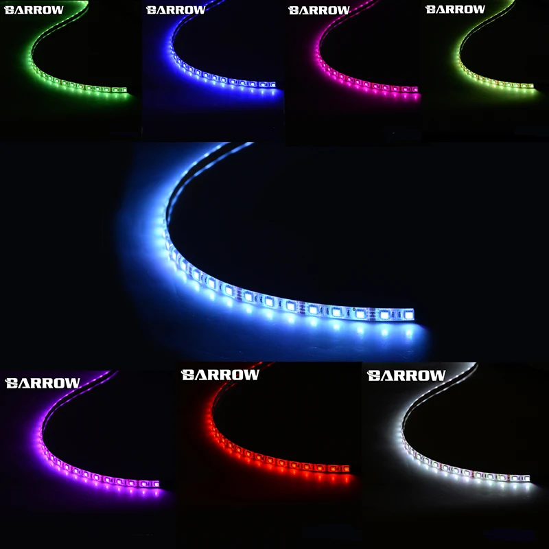Barrow v1 LDRDT-50/100 12V multiple color lighting strips, chassis built-in , self-adhesive soft , waterproof , Trim the length unmarried motherhood in barrow