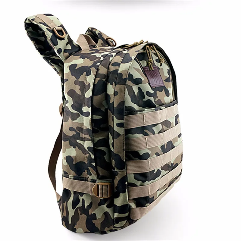  BOOCRE Game PUBG Accessories Cosplay Jedi Level 3 Backpack wash Camouflage Oxford Cloth Backpack