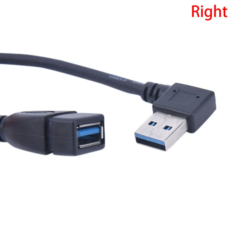 Универсальный кабель для передачи данных левый/правый USB 3 0 штекер A Female Up Angle 90