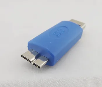 

10Pcs USB 3.0 A Male Plug To Micro USB 3.0 B Male Gender Changer Converter Adapter