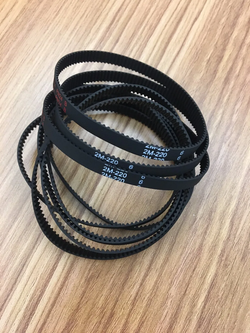 10PCS 2gt220band closed loop rubber 2gt 220 6 timing belt