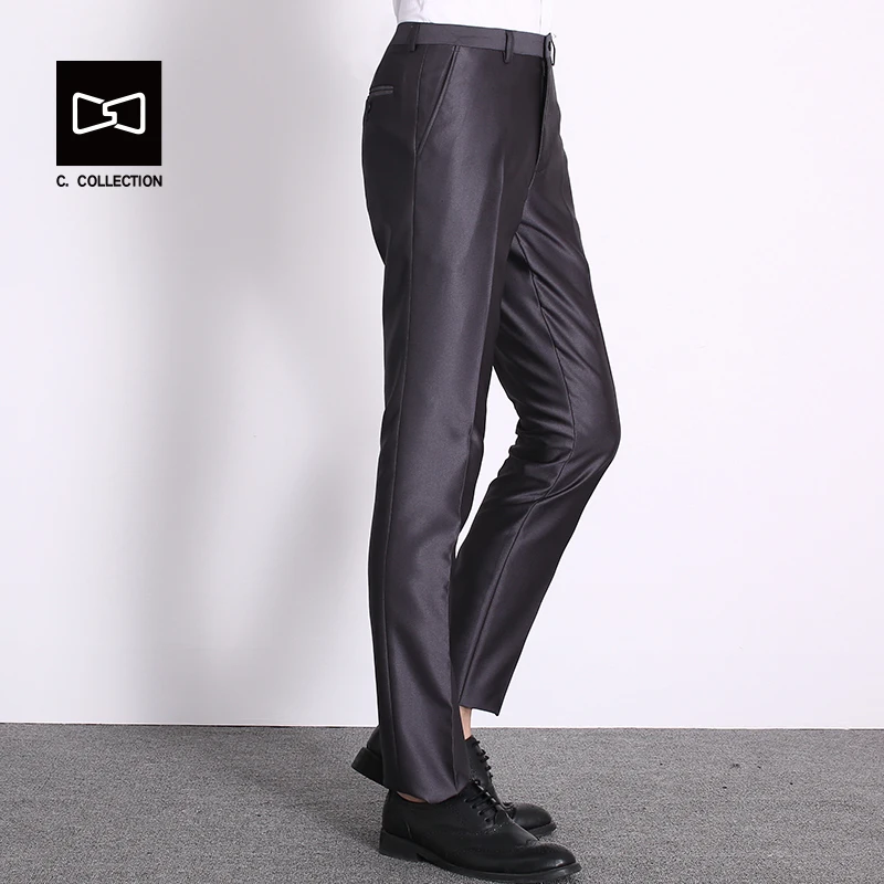 Мужской костюм брюки Slim Fit Брюки для мужской формальные Бизнес брюки|men suit pants|suit