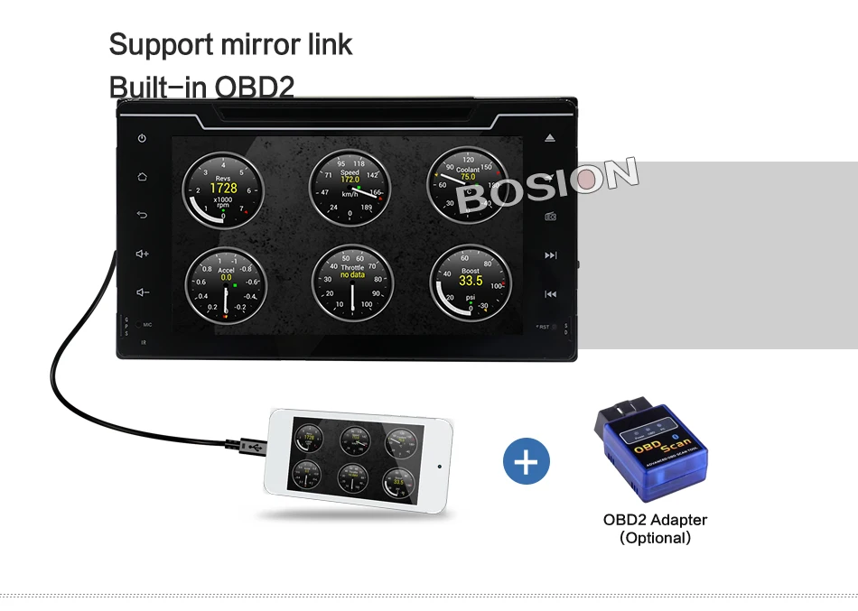 Cheap 8" 2 Din Android 7.1 car dvd radio autoradio gps navigation Radio Steering wheel controls For Toyota corolla 2016~2017 19