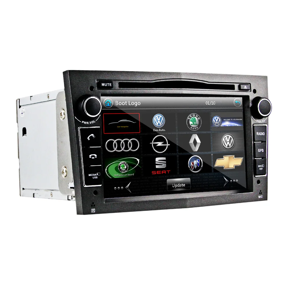 Discount Eunavi 2 Din Car DVD For Opel Astra Vectra Corsa Meriva Zafira with GPS Navi Bluetooth Radio RDS 3g USB SD Canbus Map gift 2