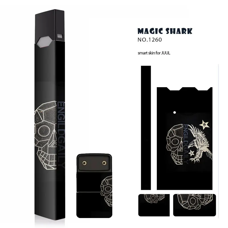 Чехол Magic Shark Skull V Vendetta наклейка &quotБэтмен&quot для Juul Stereo Film Electronic на сигарету Skin