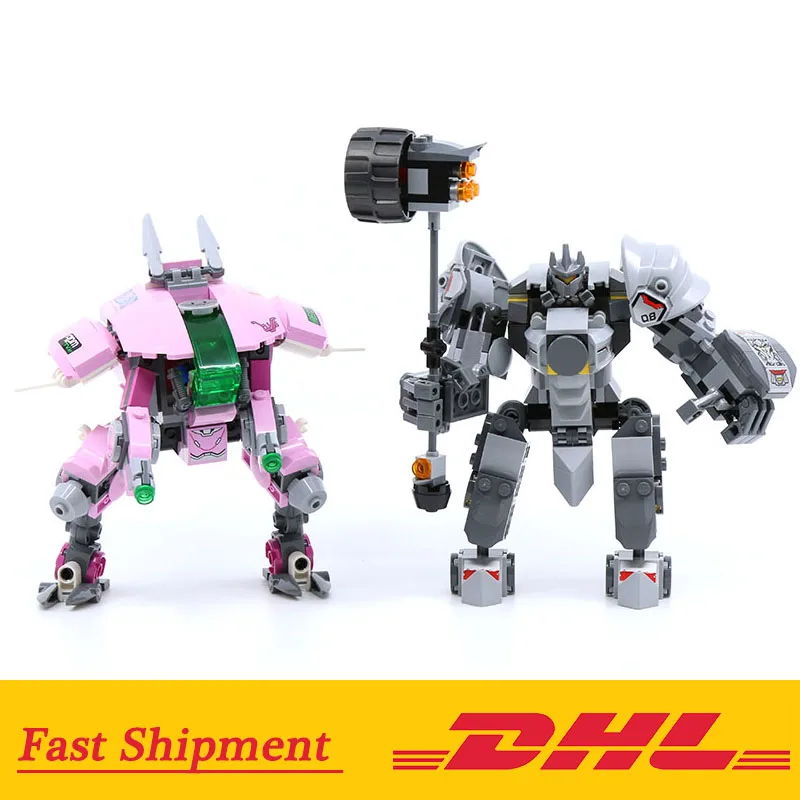 

The Overwatching Games 50004 D.Va & Reinhardt Set building blocks compatible Legoing 75973 toy