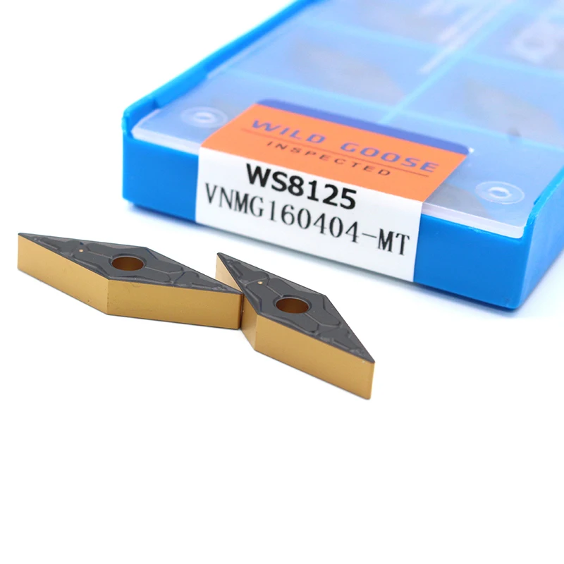 10 шт. WS8125 VNMG160404 VNMG160408 MT карбида вставить резец для наружной обточки токарные станки резак инструмент ЧПУ работы для сталь резка инструменты