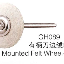 100 шт. высокое качество смонтирован Фетр полировка Колёса полировка Ротари Инструменты